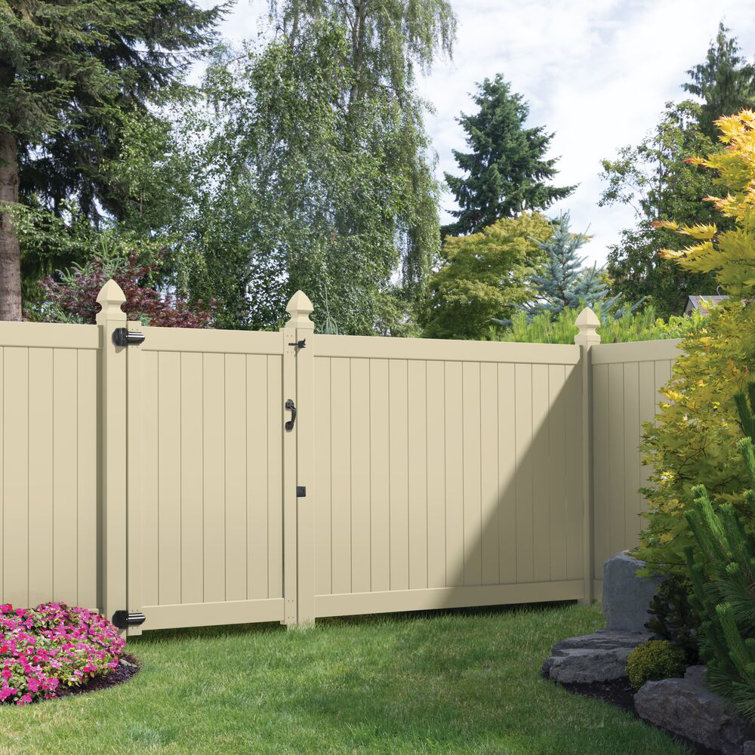 ModVue 6 ft. H x 8 ft. W Wakefield Vinyl Fence Panel | Wayfair.ca